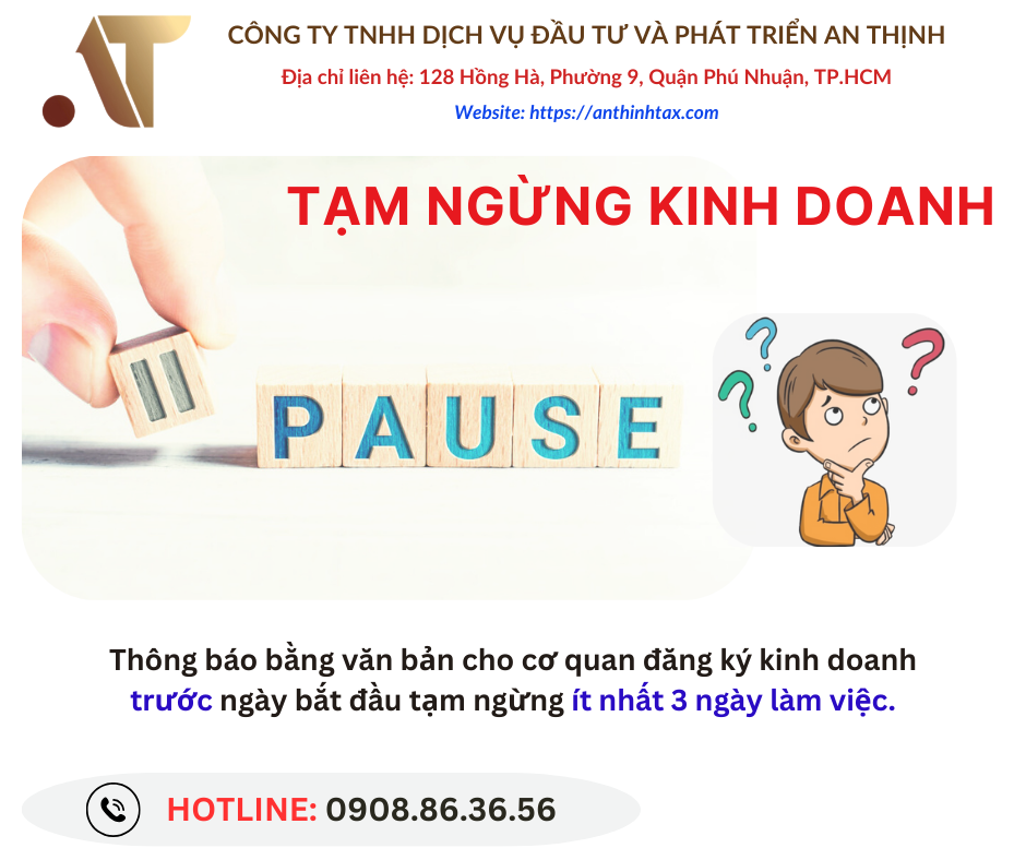 Tạm Ngừng Kinh Doanh